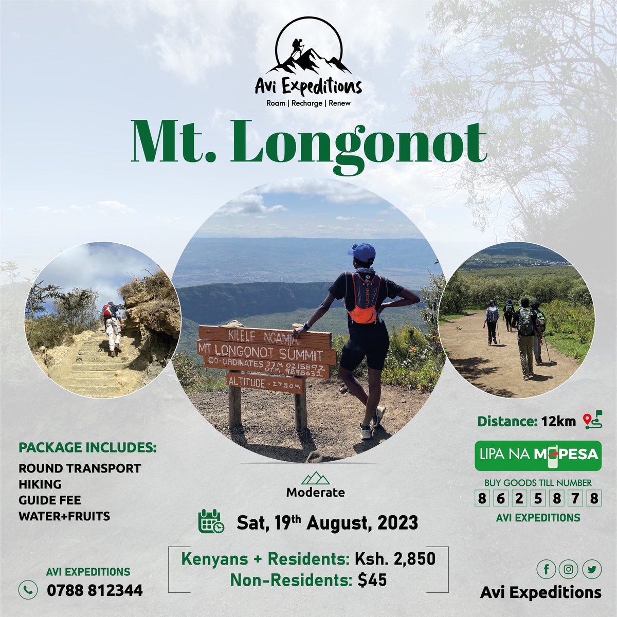 agoro__'s tweet photo. We are ticking a mountain at a time in 2023🗻💪🏿💪🏿. 
Mt Longonot this coming weekend. Difficulty is moderate😎

See you there!✨🌱 https://t.co/hPapTUyhMe