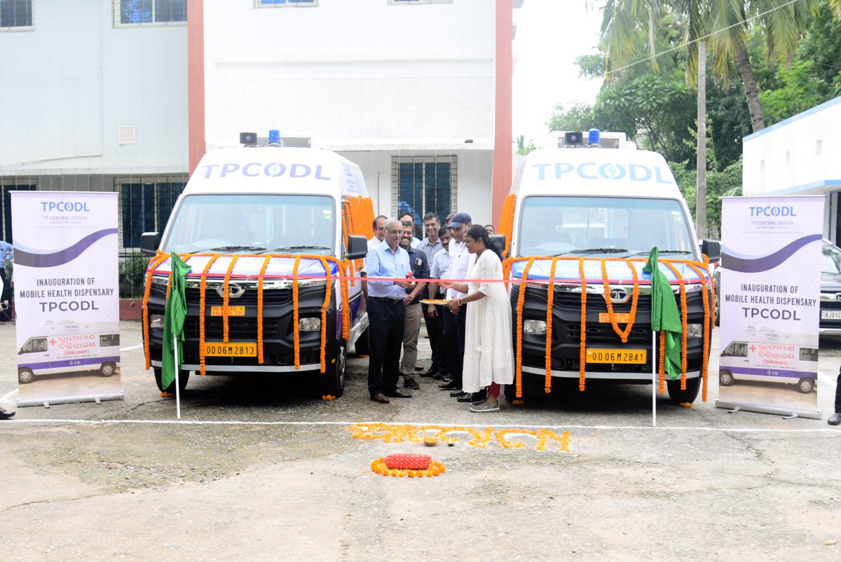 TPCentralOdisha's tweet photo. The Tata Group has consistently taken the lead in supporting communities through various initiatives. Presently, we have successfully operated two Mobile Health Dispensaries, offering essential healthcare services to rural inhabitants in the Dhenkanal and Cuttack Circle. 

Today, we have added two additional Mobile Health Dispensaries, set to serve communities of BBSR – II and Paradeep Circle under the "Arogya" Project.