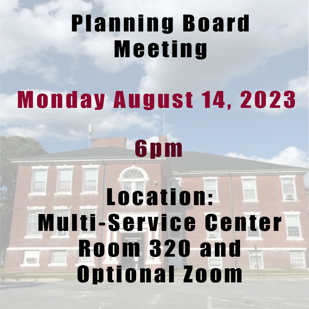 warehammedia's tweet photo. Planning Board Meeting Tonight
Optional Zoom connection: https:://us02web.zoom.us/j/87405894165?pwd=UTBWRFN1UHFTSHc4Ui9tWGw4bllxQT09
Passcode: 207380
#planningboard #townofwareham #wctv #publicmeeting https://t.co/Zg5BzwrIAj