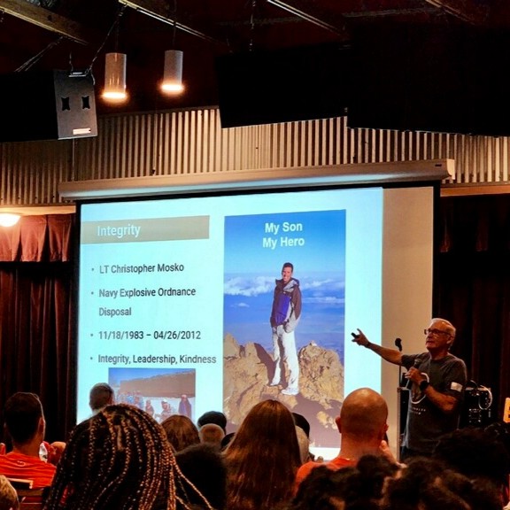 TMFoundation's tweet photo. It's a powerful moment when we have the opportunity to witness a Gold Star Father honoring his son through a #CharacterDoesMatter presentation. ❤️ https://t.co/VL5mzmwosE