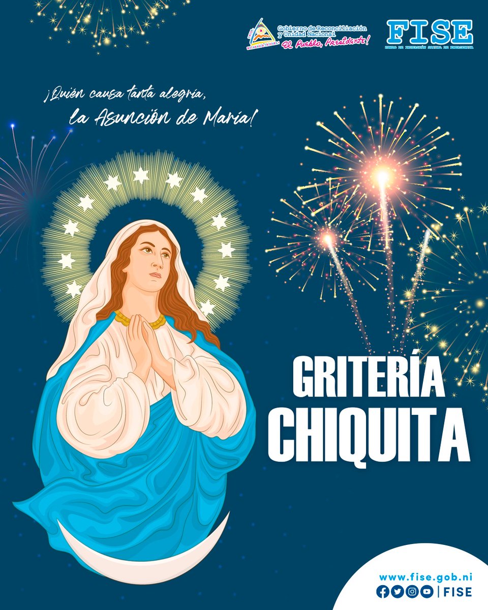 🎉🙏 Hoy celebramos la Gritería Chiquita con mucha devoción y paz, que la luz de la Virgen María ilumine nuestros corazones. 🕯️💙 🇳🇮

#Nicaragua