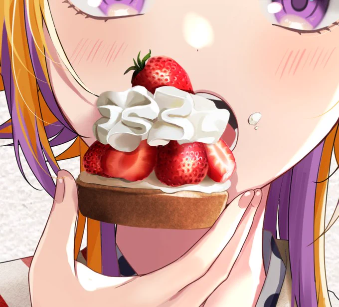 食べ物描くの好きなのかも 