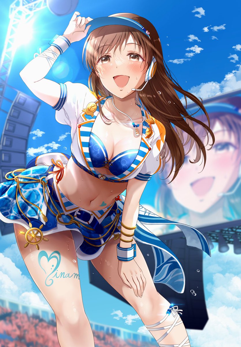 アナスタシア(シンデレラガールズ) ,新田美波 「#このタグを見た人は推しの初描きと現在の絵を載せる  2015年末→2023年夏」|源🦎単行本発売中のイラスト