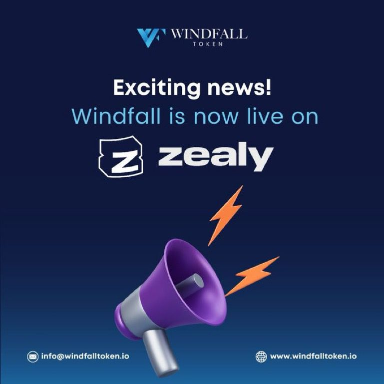 AgencyLaser's tweet image. 🚀 Ready, set, ZEAL! 🎉 

Join us live on @zealy_io for an electrifying experience. 

Become part of the #Windfall community and seize your chance to win incredible ⚡$500 prizes. 

🏆 Unleash your potential, complete quests for XP, and make everyday exciting! 

Follow…