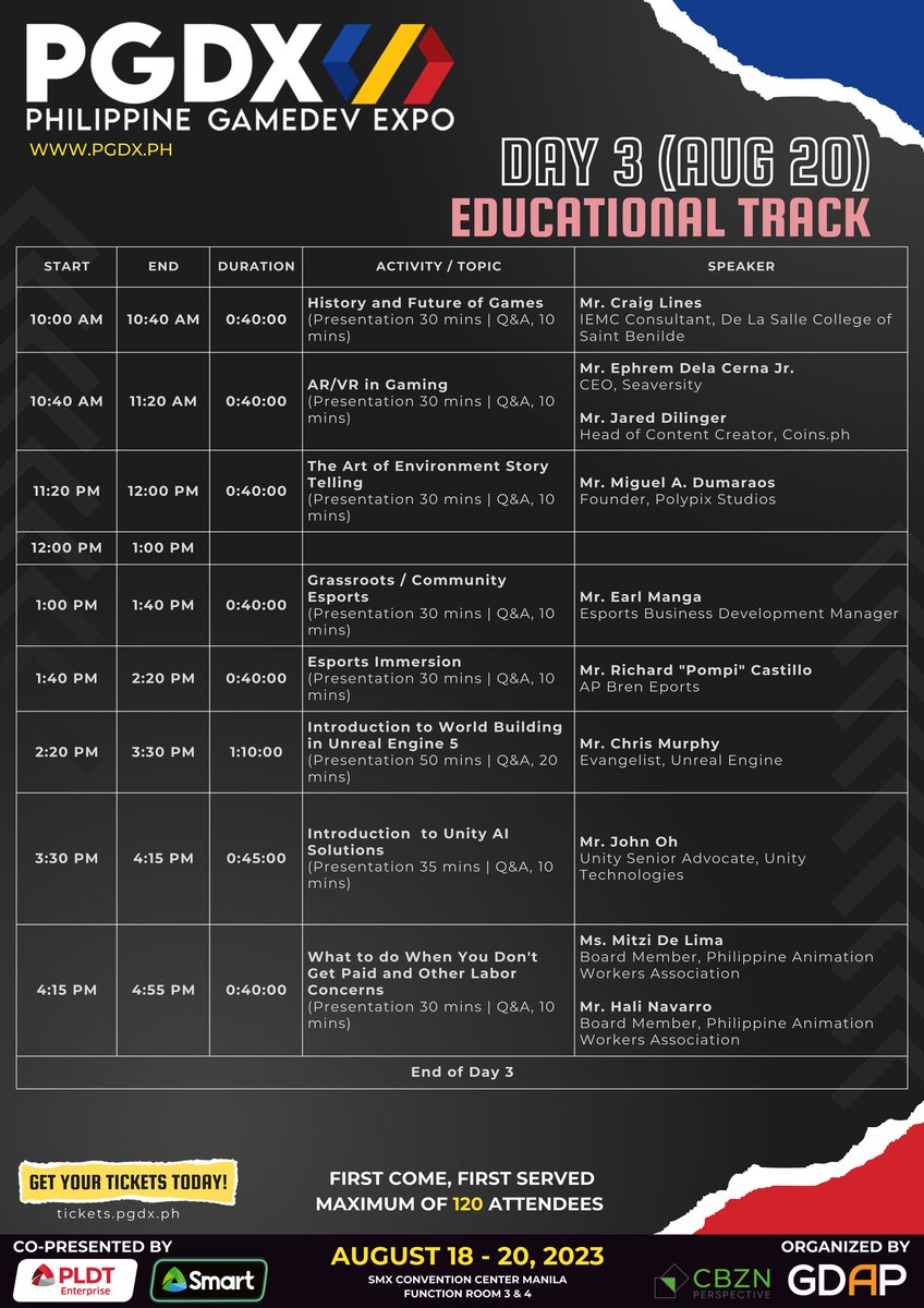 PAWA_Official's tweet photo. PAWA will be joining at the Philippine GameDev Expo 2023 ( @phgamedevexpo ) as guest speakers on August 20, 2023. We will tackle about Artist's Labor Concerns and Pay Issues.  

Get your tickets at https://t.co/7EZh3EucXS

For more info, visit: https://t.co/cPBWPJ2FpT https://t.co/JIgkvpUJUM