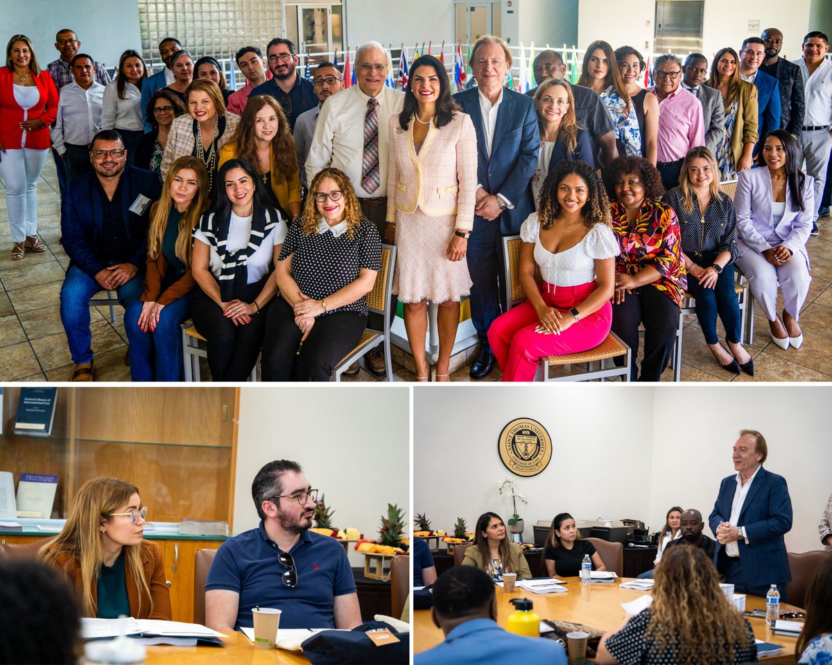 StThomasLaw's tweet photo. On Friday, we welcomed the incoming class of the LL.M./J.S.D. Program in Intercultural Human Rights. We are thrilled to have them join us at St. Thomas Law!

#STUMiami #STULaw #HumanRightsProgram https://t.co/hUubL11alV