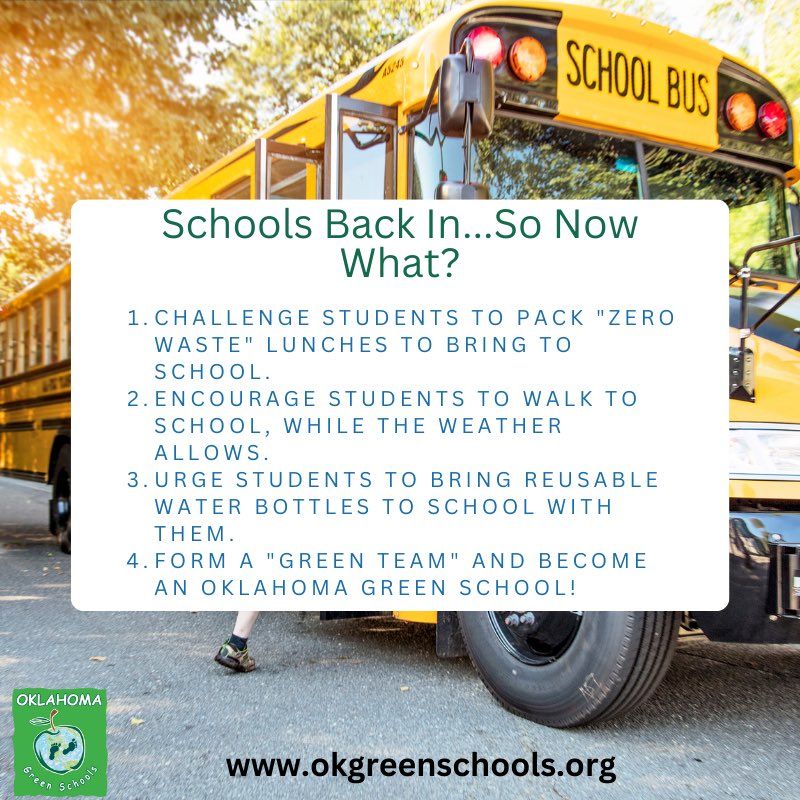 Time flys! We’re excited to assist more Oklahoma schools with their desire to make their classrooms a greener place! 
💚💚

#mondaymotivation #backtoschool #sustainability #oklahoma #oklaed
