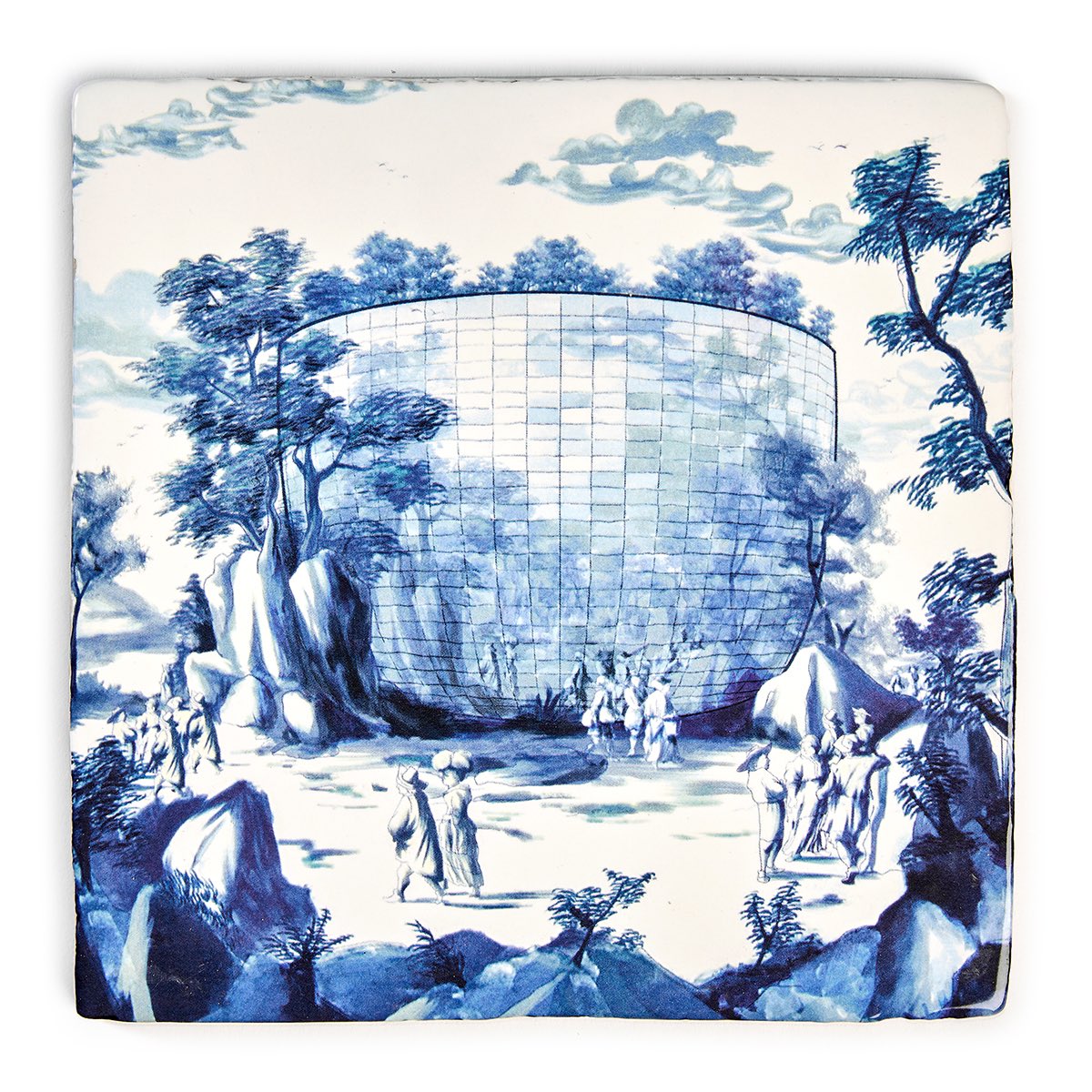 🇳🇱 Delftware is considered an age-old Dutch craft, but check out this contemporary tile of the <a href="/MVRDV/">MVRDV</a> designed Depot 

Based on a 17th-century plate that is part of the <a href="/boijmans/">Museum Boijmans Van Beuningen</a> collection. Where Dutch #heritage and iconic #architecture meet 💙