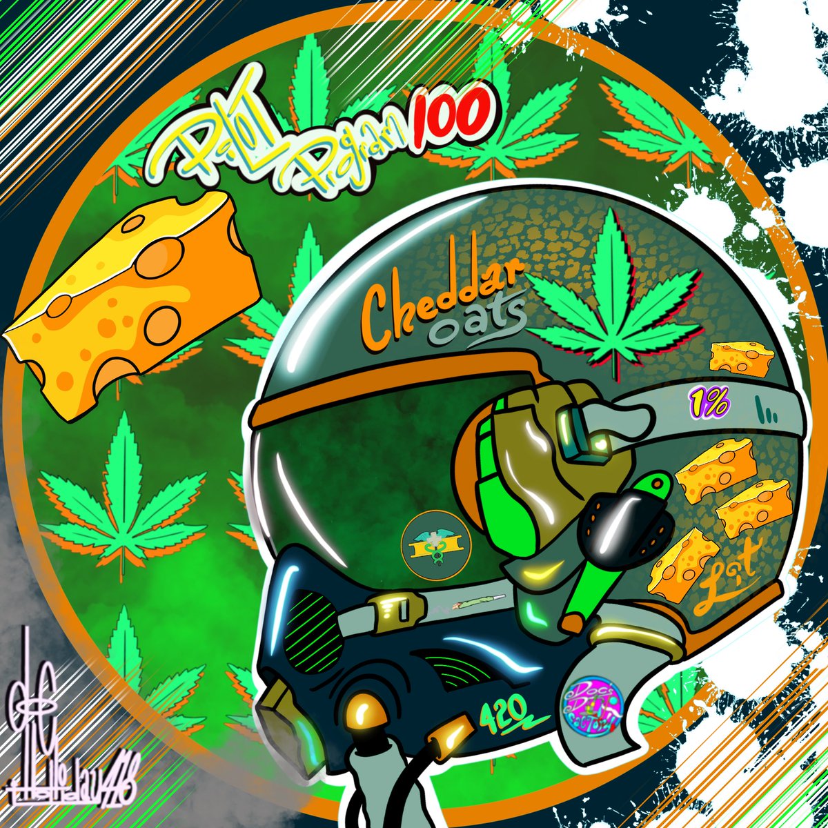 DocHolliday418's tweet photo. Reporting for duty: @_CheddarOats 🫡 #Meta #NFT @TheSandboxGame @decentraland #ETC @100pilotsdao #100 everything is better with cheddar! 🍻 https://t.co/QovGV6IVVB