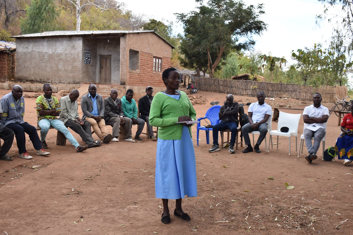 VaccinActionNet's tweet photo. "Join the fight against COVID-19! VAN Project, local chiefs, and health authorities in Phalombe organized vital community gatherings. Dispelling vaccine myths, fostering unity, and building confidence in vaccination. Together for public health! #COVID19Awareness" https://t.co/hGKRnnqFcf