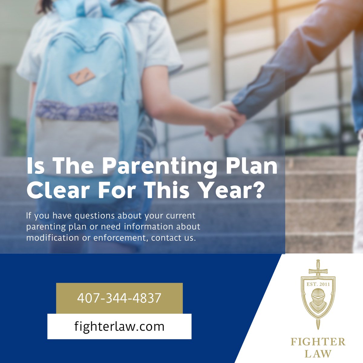 LawOfficeJT's tweet photo. Start the school year right with a clear parenting plan in place! Call Fighter Law today at 407-344-4837 or https://t.co/vdeY1kihJi to schedule a consultation. We Fight, Because We Care. #CoParentingSuccess #fighterlaw #officesorlando #orlandoattorney #parentingplan https://t.co/PzeyORQc0s
