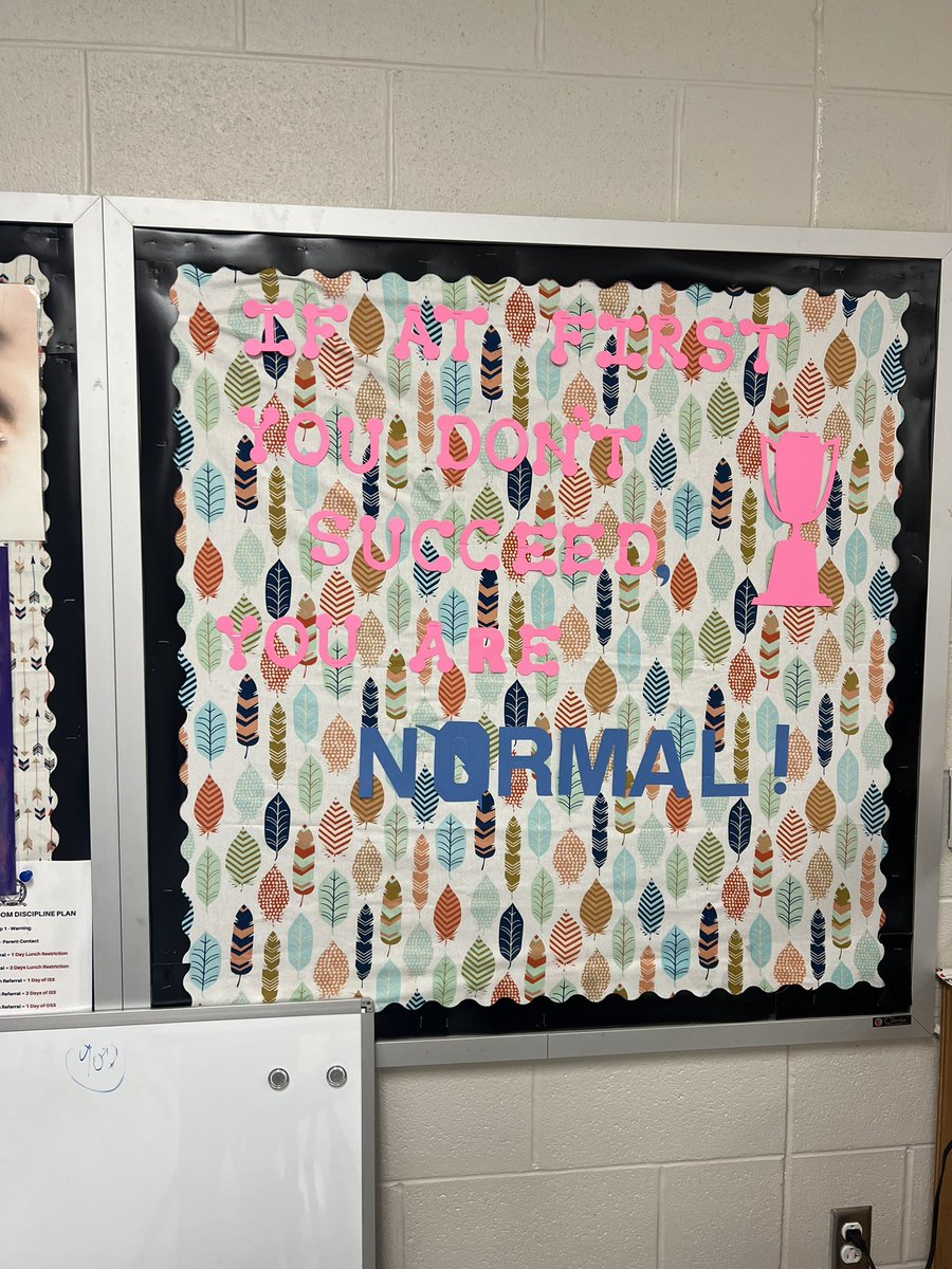 Ms. McCarty coming through with a great reminder! #ofamily #progressoverperfection