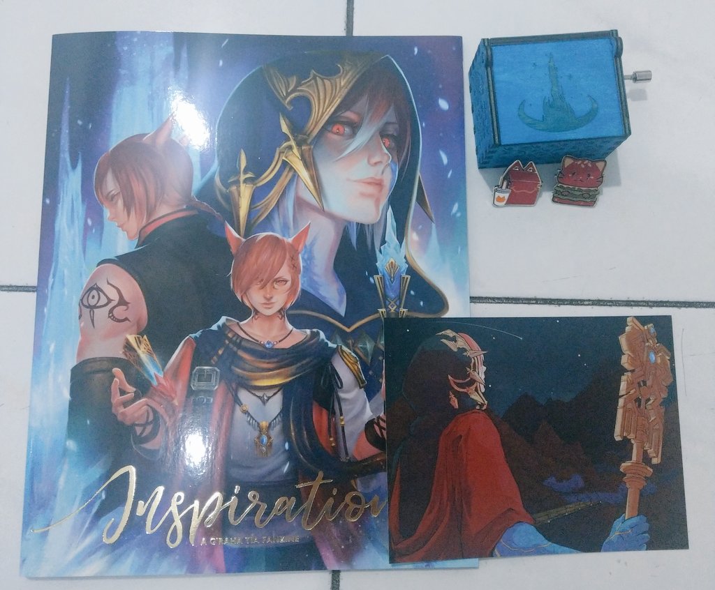 MY <a href="/GrahaZine/">Inspiration: a G’raha Zine @ EXTRAS SALE</a> STUFF ARRIVED AAAAAAAA ITS MORE BEAUTIFUL THAN I WOULD EVER IMAGINE KDBSKSJ THANK YOU FOR ALL THE PPL INVOLVED!!

The music box is my absolute fav 😭❤️