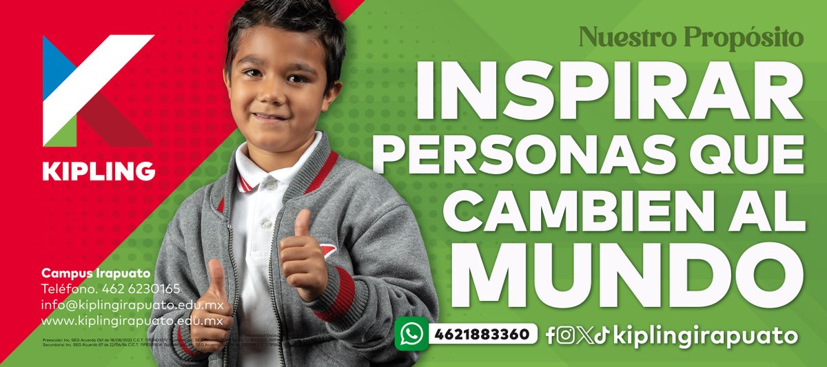 kiplingirapuato's tweet photo. Nuestro Propósito: Inspirar personas que cambien al mundo. https://t.co/ssADxizJIO