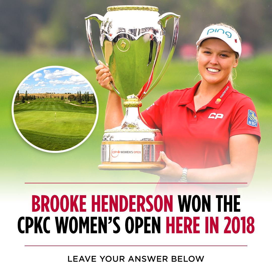cpkcwomensopen's tweet photo. Can you guess this course? Here’s a clue: the CPKC Ambassador, Brooke Henderson, won the CPKC Women’s Open at this course in 2018. Comment your guesses below!
#GuesstheCourse #CPKCWomensOpen https://t.co/hJJlCFIXIo