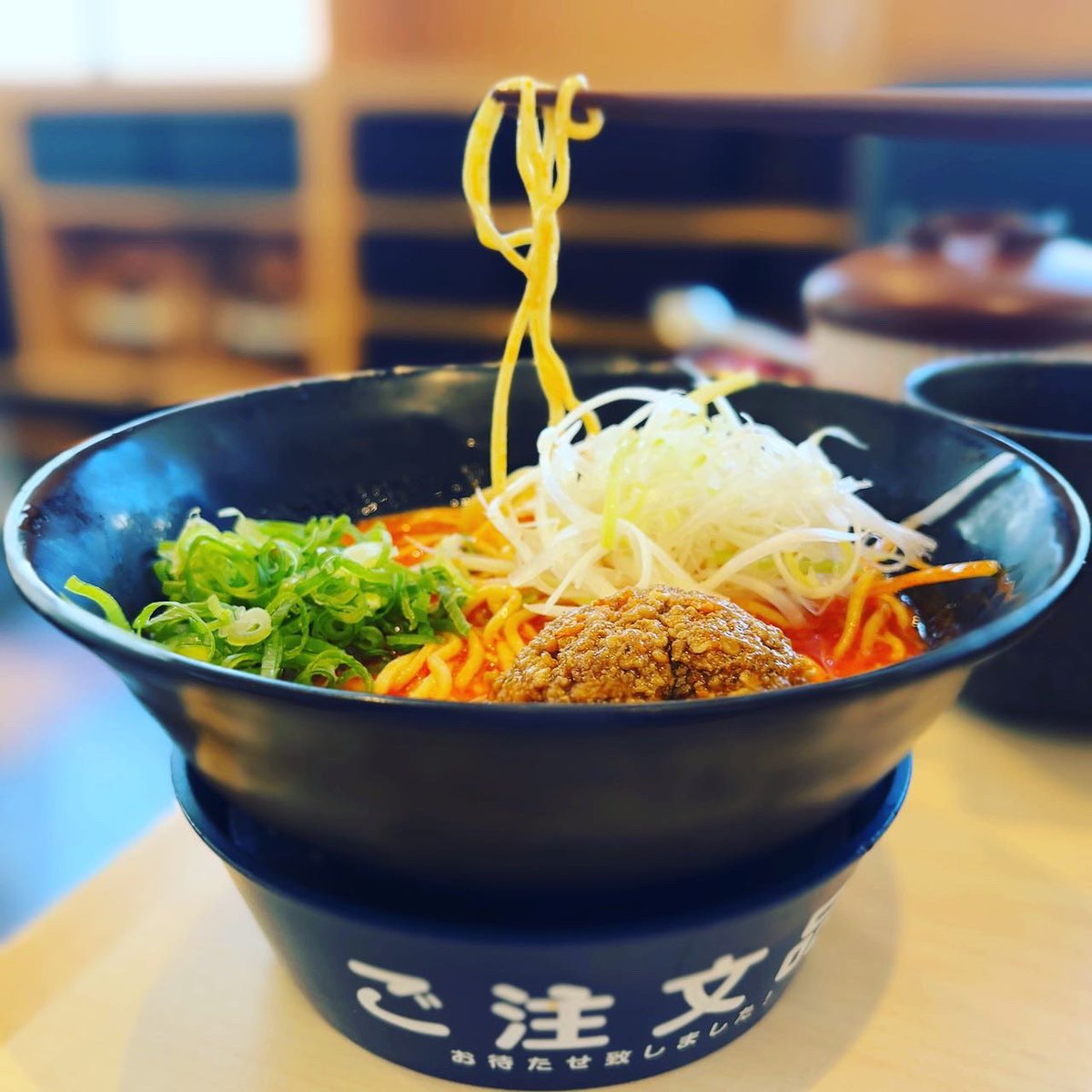 Jimny_Jim23's tweet photo. #はま寿司宇部厚南店 #濃厚冷やし担々麺 #期間限定

 #はま寿司 #は #HAMAZUSHi #はっはっはま寿司! #はま麺 #回転寿司ラーメン
 #冷やし担々麺 #担々麺 #辛さレベル🌶🌶 #濃口醤油 #お酢 #金ごま #焙煎すりゴマ #練りゴマ #ピーナッツバター #赤味噌 #山椒 #ラー油 #肉味噌 #白髪ネギ #青ネギ #細麺 https://t.co/A0Id4oPdxn