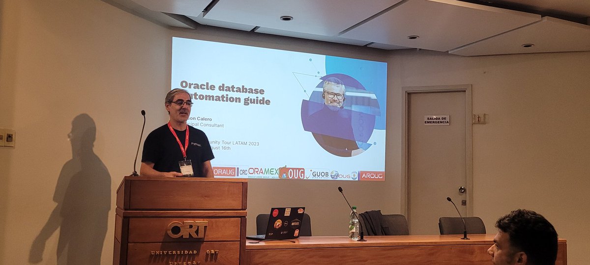 pabloalza's tweet photo. Seguimos en #LatamTour2023 con @ncalerouy  automation database guide @uyoug https://t.co/7uewgtIddC