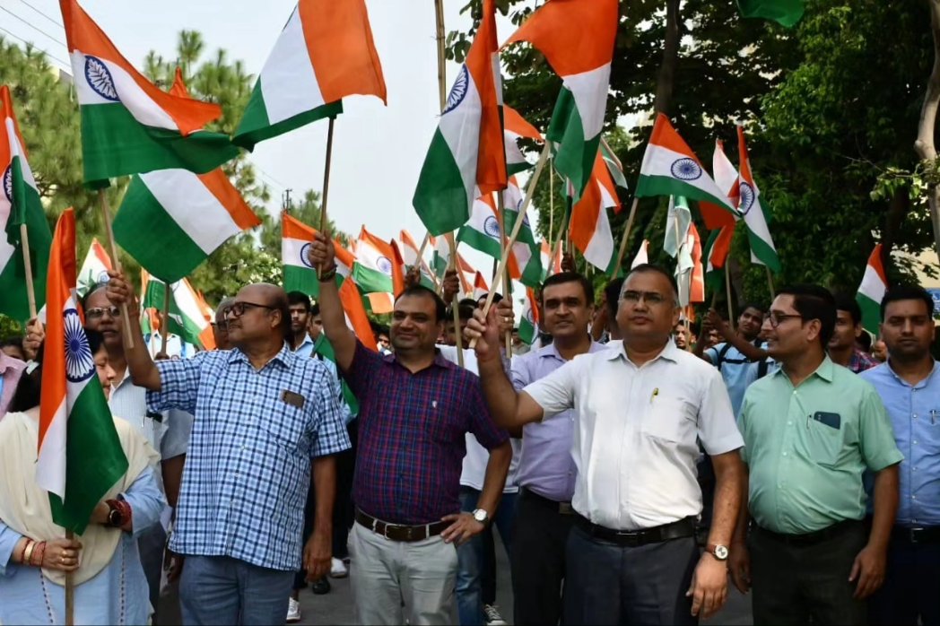 IFTMUni's tweet photo. Har Ghar Tiranga Rally https://t.co/llm2XH8SyH