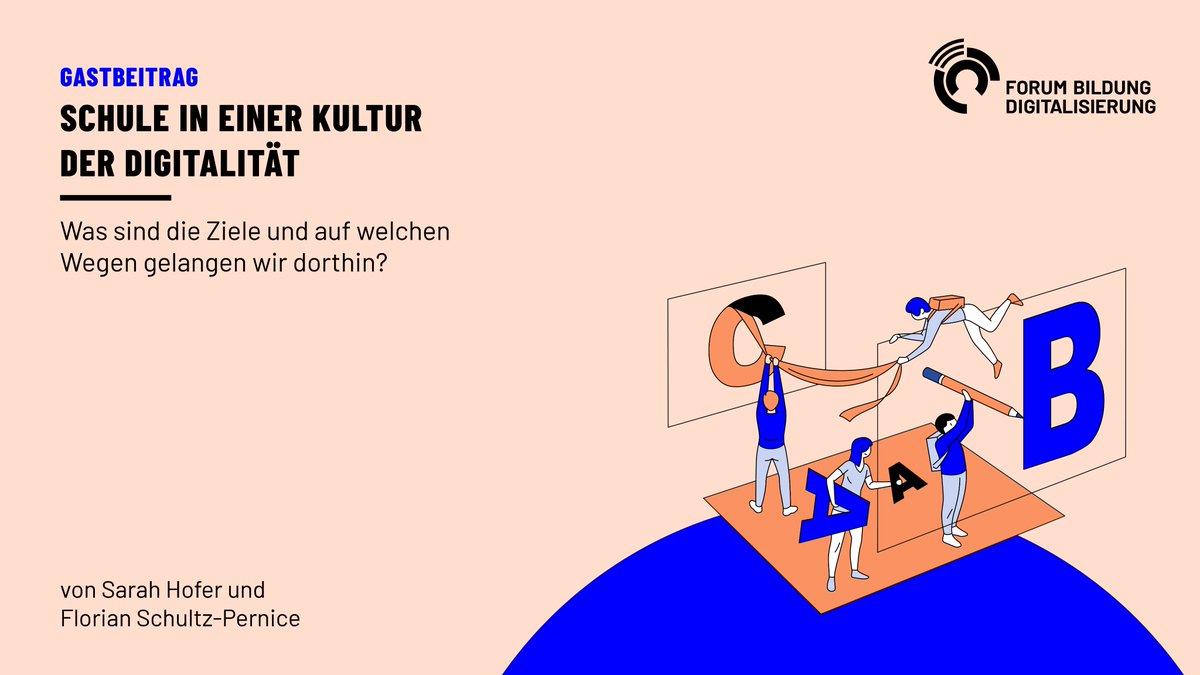 ForumBilDig's tweet photo. Wie verändert sich Lehren & Lernen in einer Kultur der Digitalität? Was es mit neuen Bildungszielen, Lehr-Lern-Szenarien & dem Transformationsmanagement von Schulen auf sich hat, lest ihr im Beitrag von Sarah Hofer & Florian Schultz-Pernice in #PlanBD. 👉 https://t.co/VlTM9eOc28 https://t.co/yNYE20lyHW