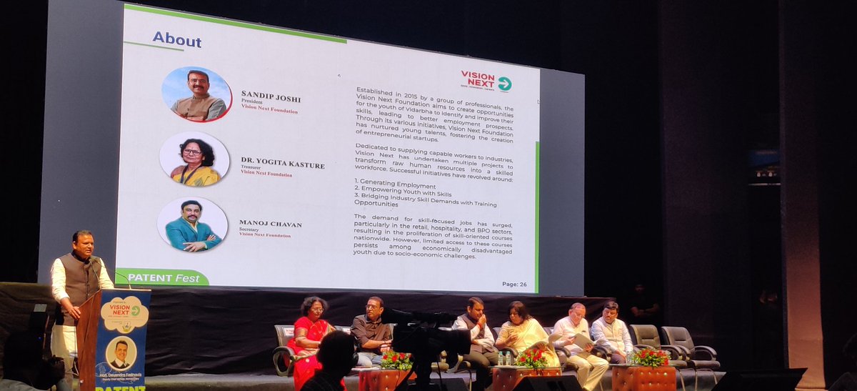sandeeppathe's tweet photo. This is one of the innovative initiative to be under taken by @VisionNextNgp and team

Glad I was Apart of this
I am honoured to be part of this wonderful initiative, as a Juror https://t.co/tfxLeRCaJs