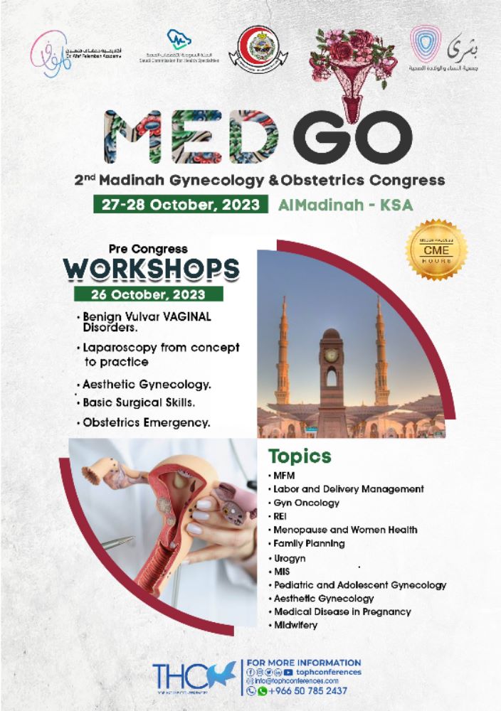 MedGoSA's tweet image. Take your chance! &amp;amp; Expand your horizen 🧠💪🏻

Attend the biggest Obestetric &amp;amp; Gynecology Conference in KSA 

REGISTER NOW 👇🏻👇🏻
tophconferences.com/med/
