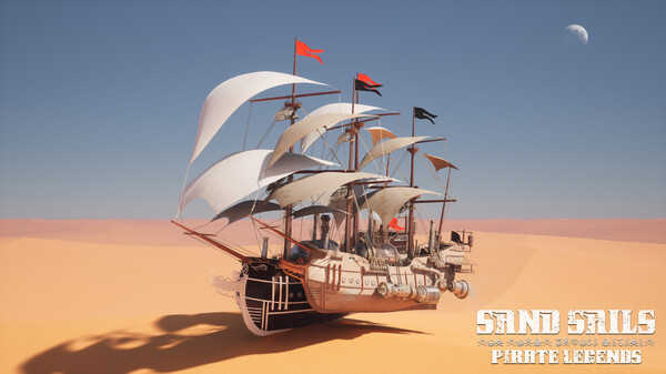 「広大な"砂の海"で生きる海賊ACT『Sand  Pirate Legends』S」|⚡Game*Spark⚡のイラスト