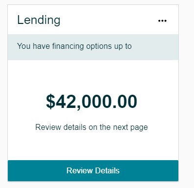 lukemrtn's tweet photo. Amazon lending is getting spicier. Would you take this loan? 8% to 13% APR. 36 month term. https://t.co/6dV1YeTXjh