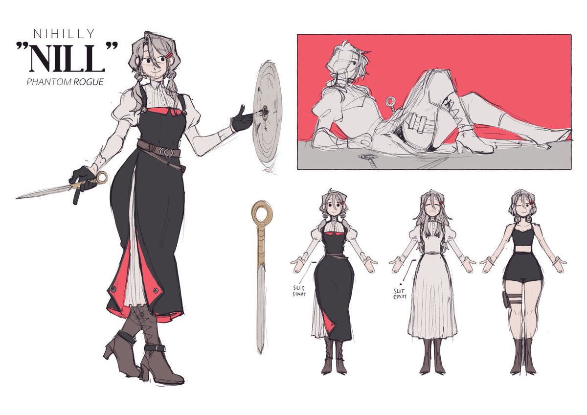 redesigned an old oc into a new oc for a game :] #OC