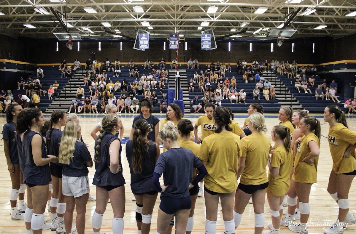 GoWasps's tweet photo. The King Center was buzzing Saturday for Volleyball’s Blue &amp; Gold Game‼️ #GoWasps https://t.co/SVSfADvXP8
