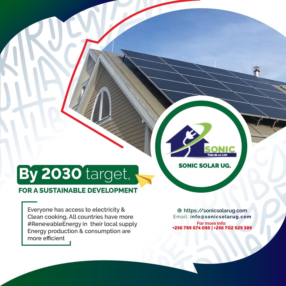 sonictechstore's tweet photo. Renewable energy 
Solar systems and power backups
#solarpower
#SDGs 
0702929389 0789674085 info@sonicsolarug.com 
https://t.co/h2Dg5ZXGRG https://t.co/zl10hpnD3I