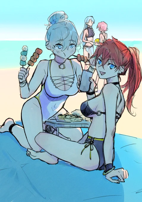 らくがき 水着にょたクレビ