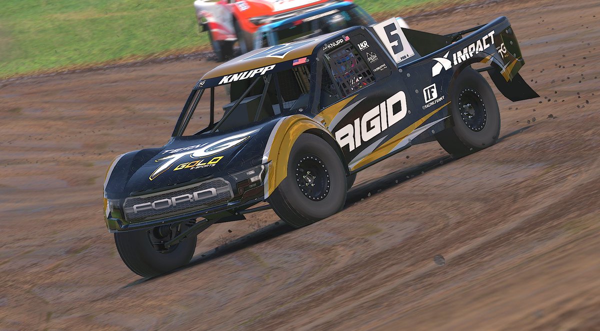 TeamGold_es's tweet photo. The boys just keep bringing the heat to the @iRacing Off-road World Championship Series with 3/4 race wins  during round 6 going to Team Gold aswell as taking both poll positions in both ALLSTARS &amp; the Pro Division. 

These guys are on 🔥🔥:
@LukeKnupp77 
@joelthekiddd https://t.co/a5XajkIeTW