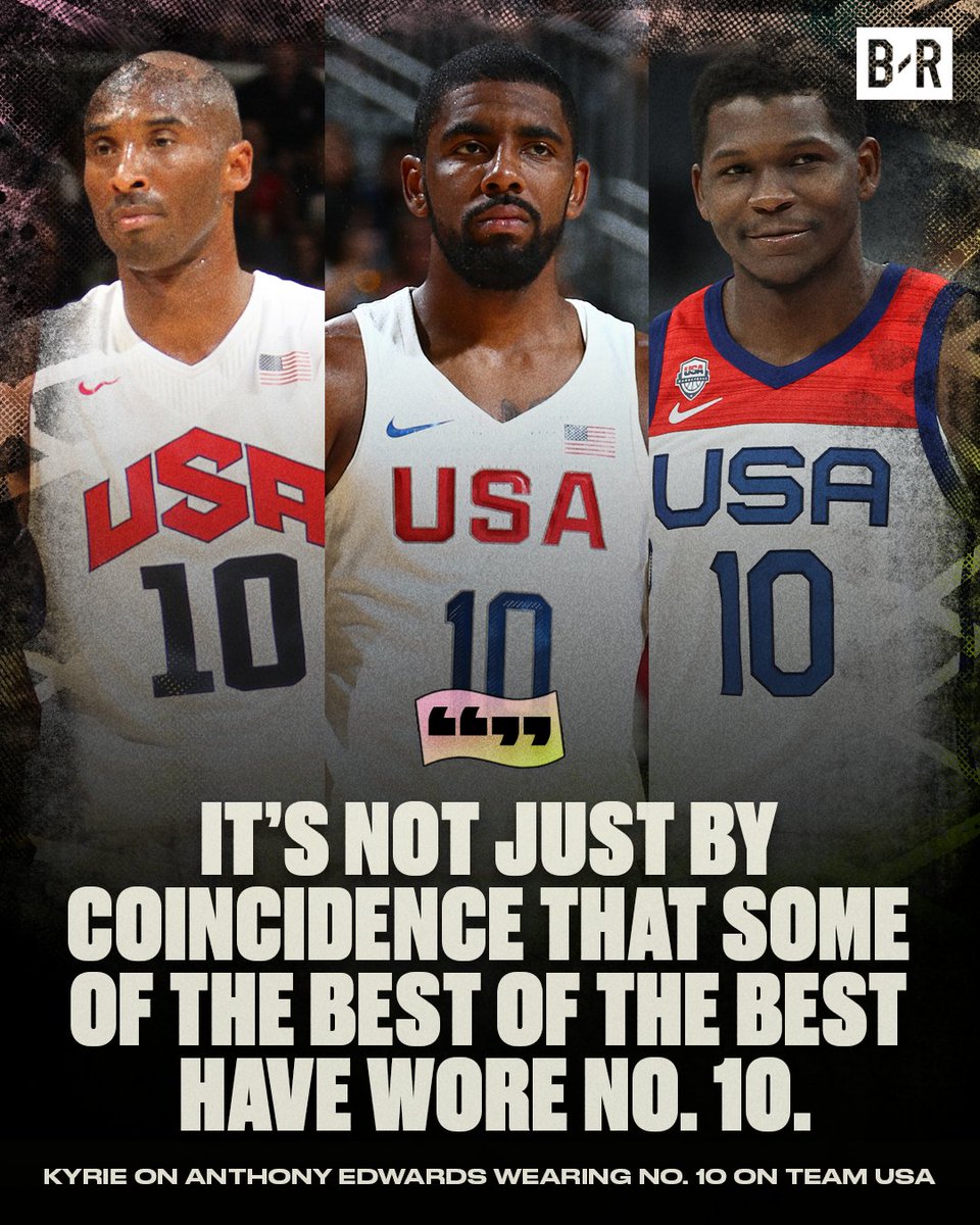 BleacherReport's tweet photo. Kyrie with high praise for Ant  👏💯

(via Kai11xirving/Twitch) https://t.co/7ywStNMRKM
