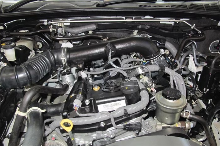 CarNewsGuru1's tweet photo. Toyota revealed a new version of its popular SUV, the Fortuner, at the Gaikindo Indonesia International Auto Show (GIIAS) 2023. This prototype SUV, named the Toyota Fortuner Flexy Fuel, operates using bioethanol, which is made from organic materials. Unlike regular ICE-powered. https://t.co/5rLsC3gle3