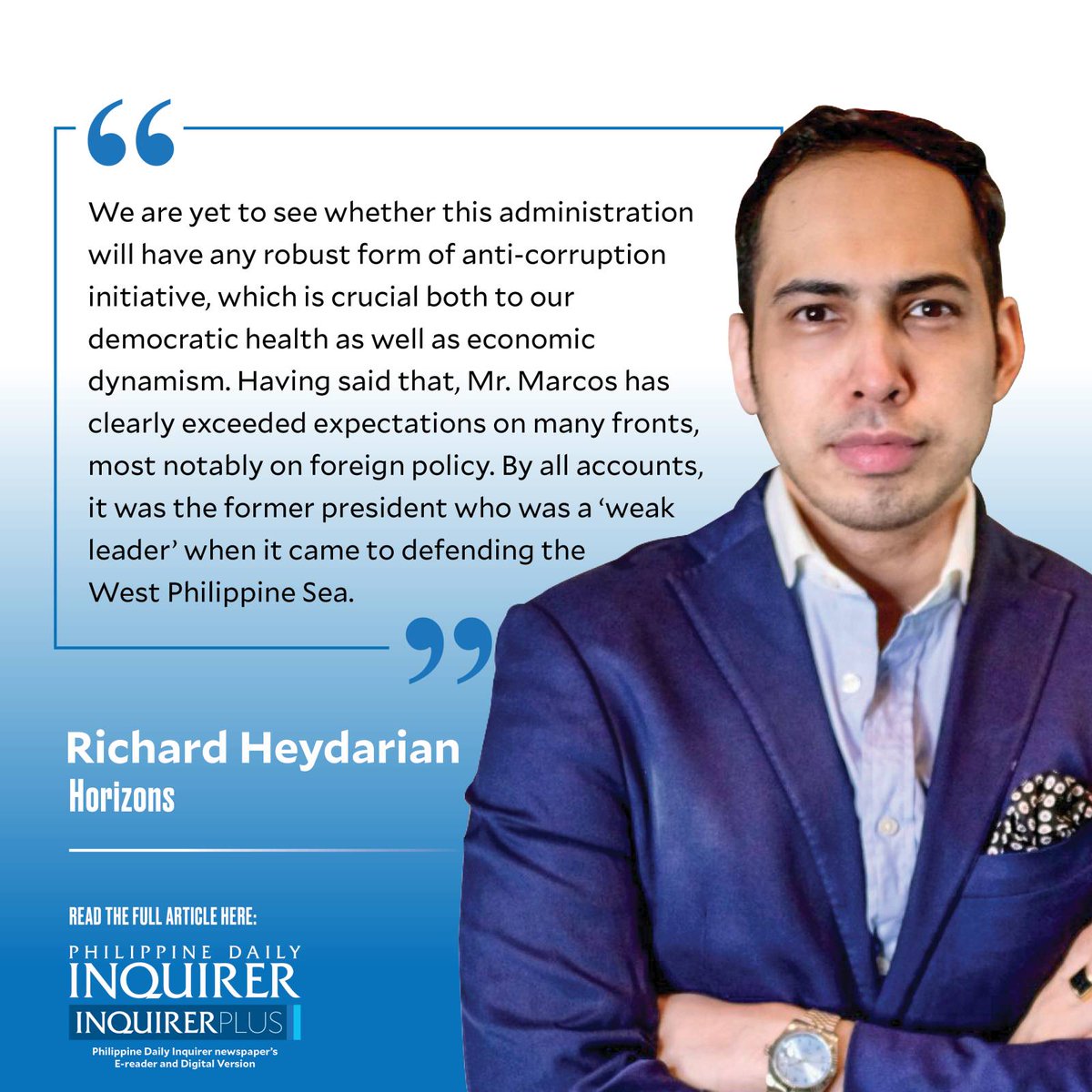 Today's #Horizons by Richard Heydarian (Aug. 15, 2023).  Visit opinion.inquirer.net for fearless views and more. Get the Inquirer here: inq.news/inqshop