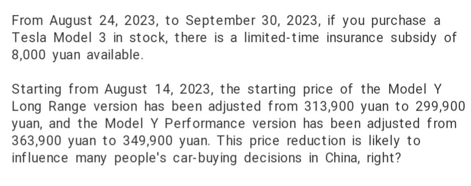XiYoupress's tweet photo. #TeslaHasReducedPricesAgain# https://t.co/hj0ayWHi9b