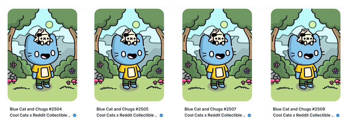 Cool Cats and Chugs overmint collection 4/13
Will I ever get them all? Probably not. Do I have to try? Absolutely.
