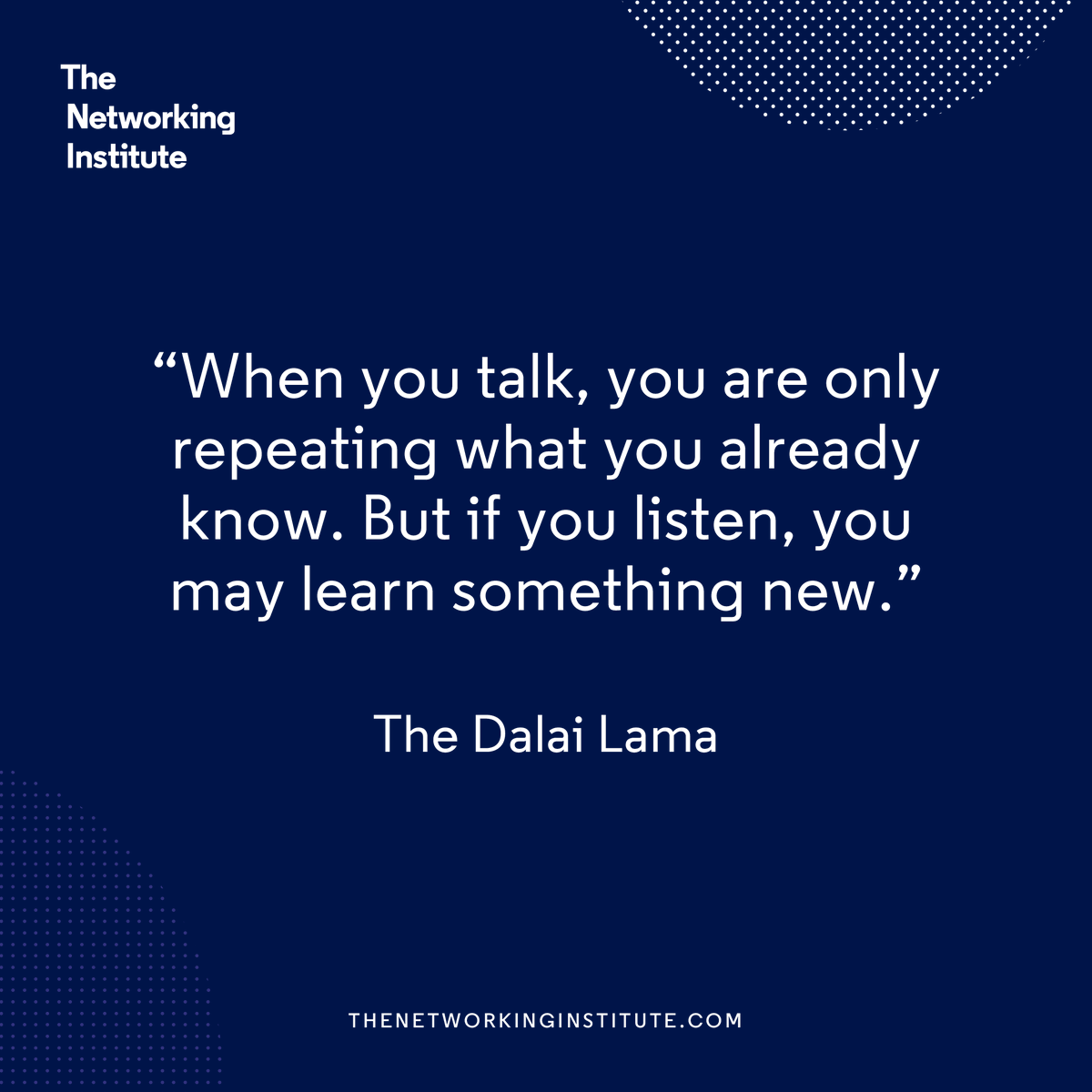 NetworkingInst's tweet image. Active listening has the potential to bring about new knowledge and insights.  

#networking #networkingtips #networkingadvice