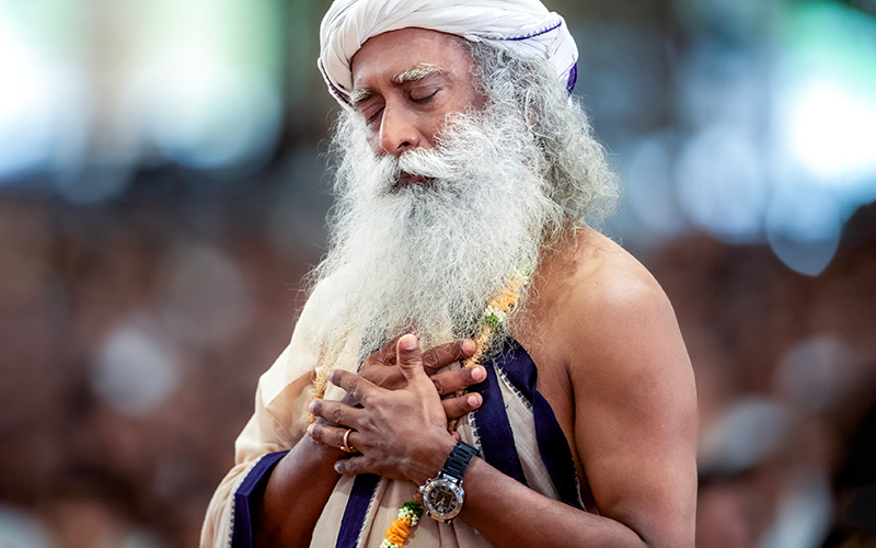 Devotion starts as an emotion but does not end there. Ultimately, Devotion results in Dissolution. #SadhguruQuotes