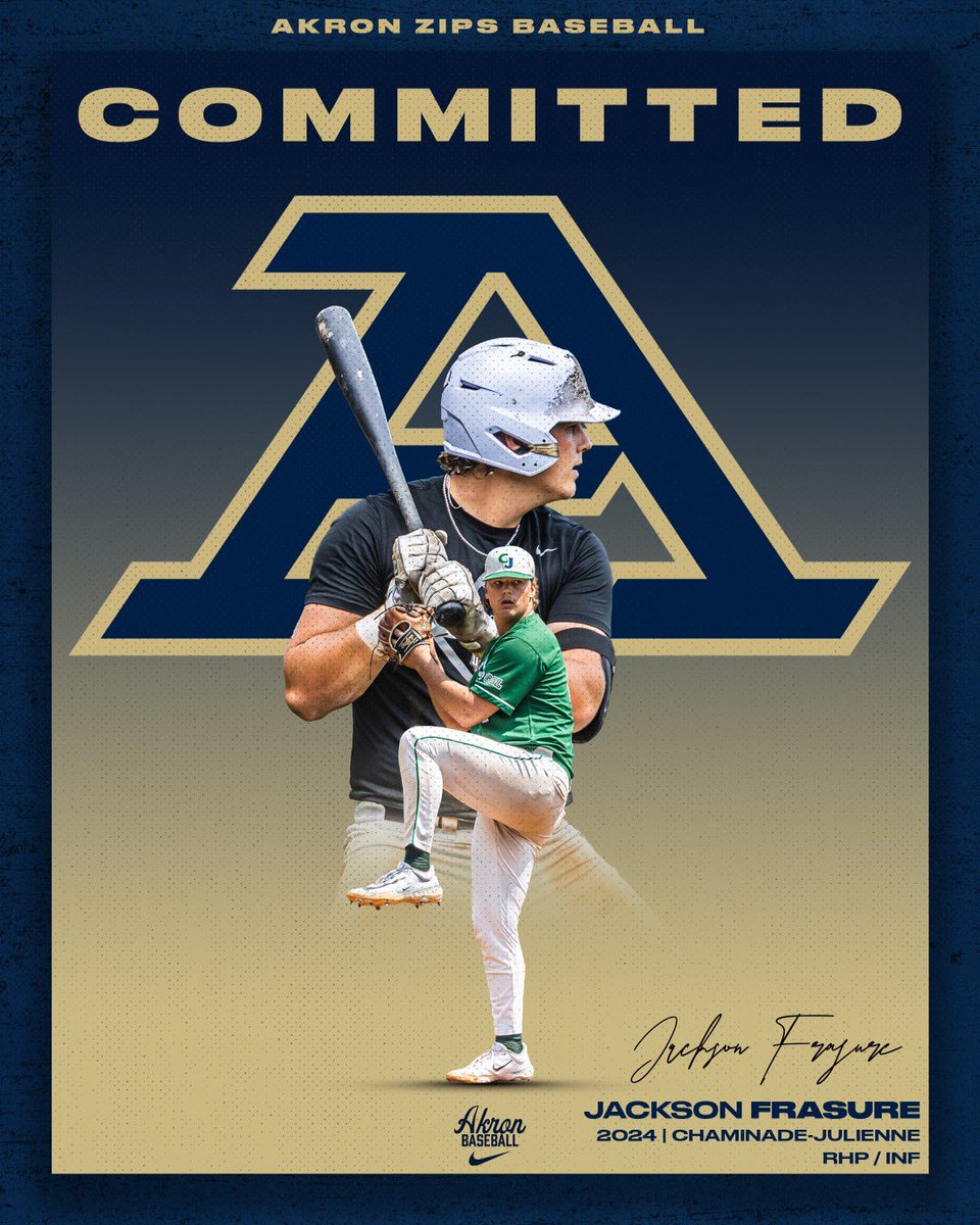 Excited and extremely blessed to announce my commitment to The University of Akron to continue my academic and athletic career! Thank you to all the coaches, family and friends who made countless sacrifices to help me get to the next level! #Gozips #maction