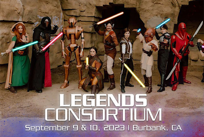 JediNewsNetwork's tweet photo. Legends Consortium 2023 Comes to Burbank in September, Celebrating EU and Legends - https://t.co/5PdmVHClGL #StarWars #Legends #EU @Legends_Con @jasoncfry #LegendsConsortium @StarWars https://t.co/9mX4wf53hs