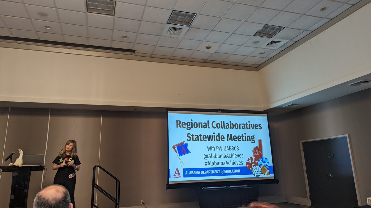 ALSDEEdTech's tweet image. Ready to kick off Regional Collaborative Statewide Meeting!
#alsdeedtech @AlabamaAchieves @mjshields 
#EveryChildEveryChanceEveryDay