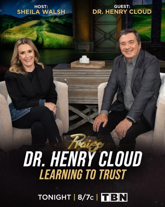 Join ne tonight as I interview the brilliant @DrHenryCloud @TBN (He’s also my karaoke parter 🎤)