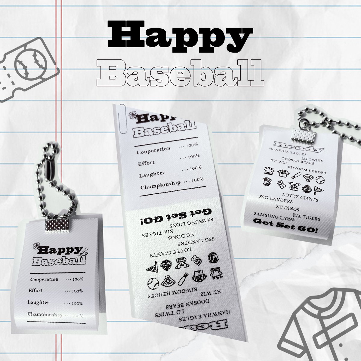 Happy Baseball 키링 입금폼

#RT 추첨 두분께 키링을 보내드립니다!

자세한 사항은 입금폼을 확인해주세요
📎witchform.com/deposit_form/4…
