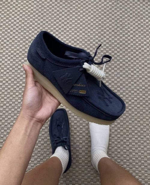 Clarks KITH New York Yankees Wallabee 少 Hi Clarks KITH New York Yankees Wallabee 少 Hi