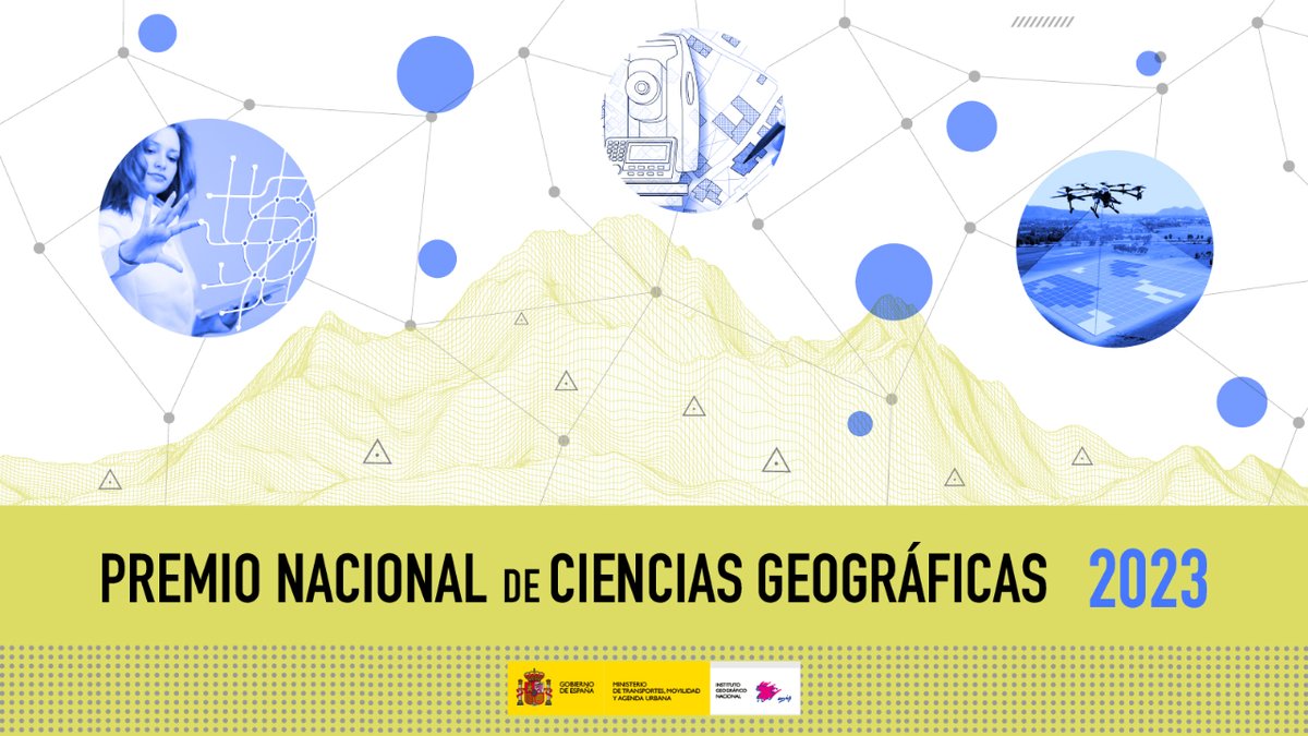 📣 Premio Nacional de Ciencias Geográficas 2023 🌎

🏆Para reconocer el desarrollo y modernización de las Ciencias Geográficas
💰Dotación económica: 20.000 € 
🗓️Plazo: hasta el 9 septiembre
ℹ️Toda la info👉my.mtr.cool/ltrjfaabfv

#IGNSpain #CNIG <a href="/mitmagob/">Pol</a> <a href="/IDEESpain/">IDE España</a> @RObsMadrid