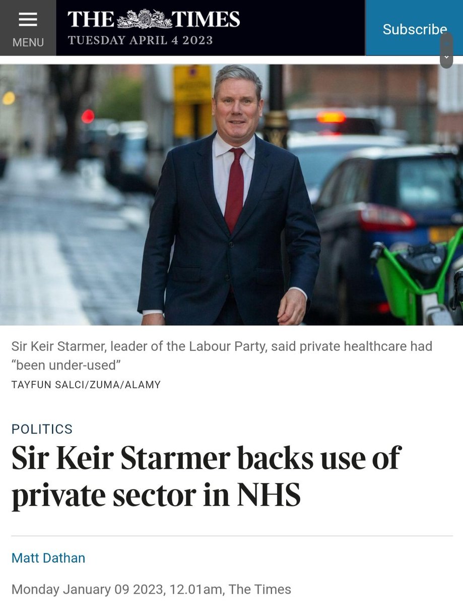 #Labour #LabourFiles #FordeReport 

Labour voters will kill the NHS like tory voters. Starmer and Streeting are funded by private health companies.

Wake the fuck up!!!! #HandsOffOurNHS

#CorbynWasRight