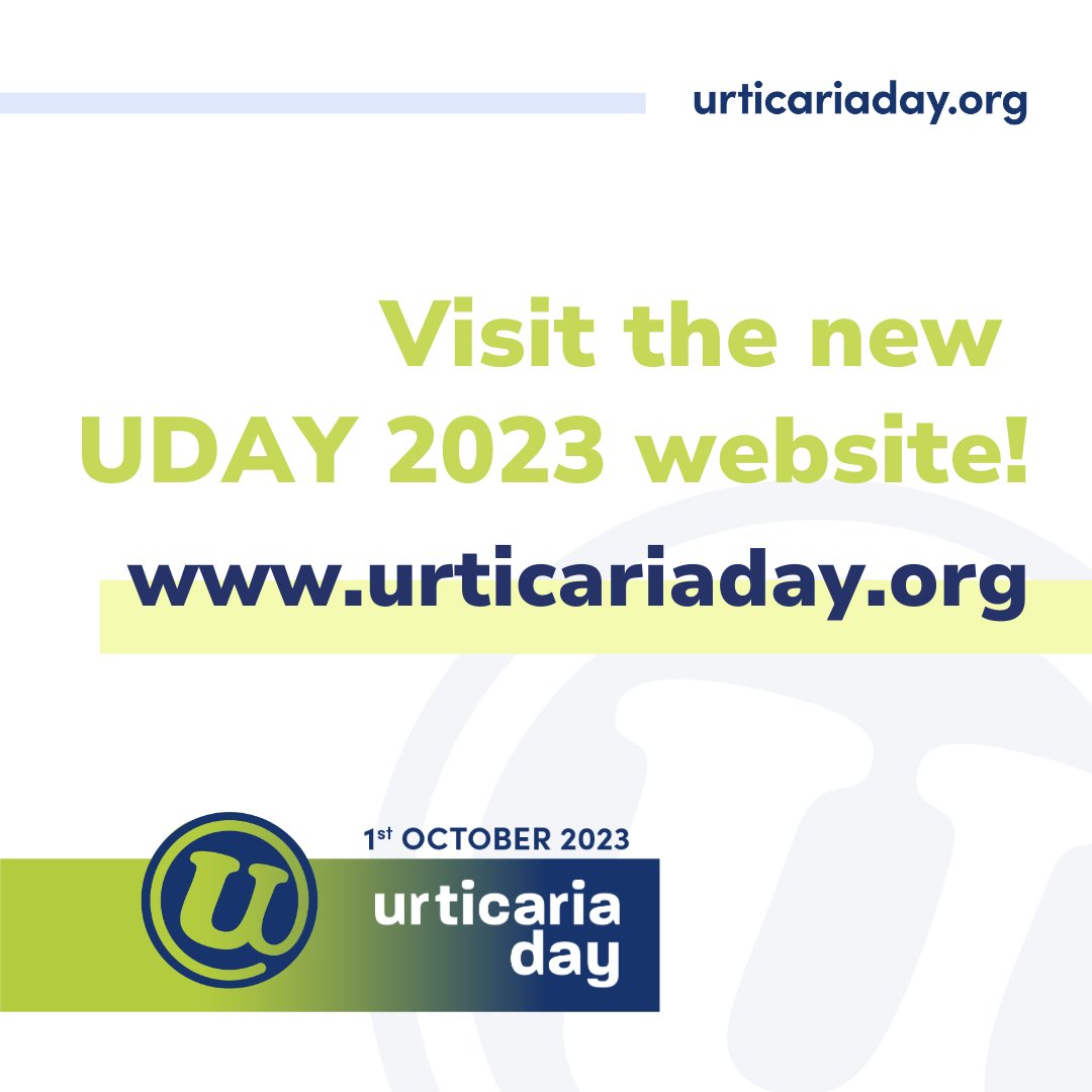 The #UDAY2023 website is now live! 
Visit urticariaday.org to find out more about this year's campaign, download all the new resources, add your #UrticariaDay2023 event and start promoting and raising awareness for #Urticaria!