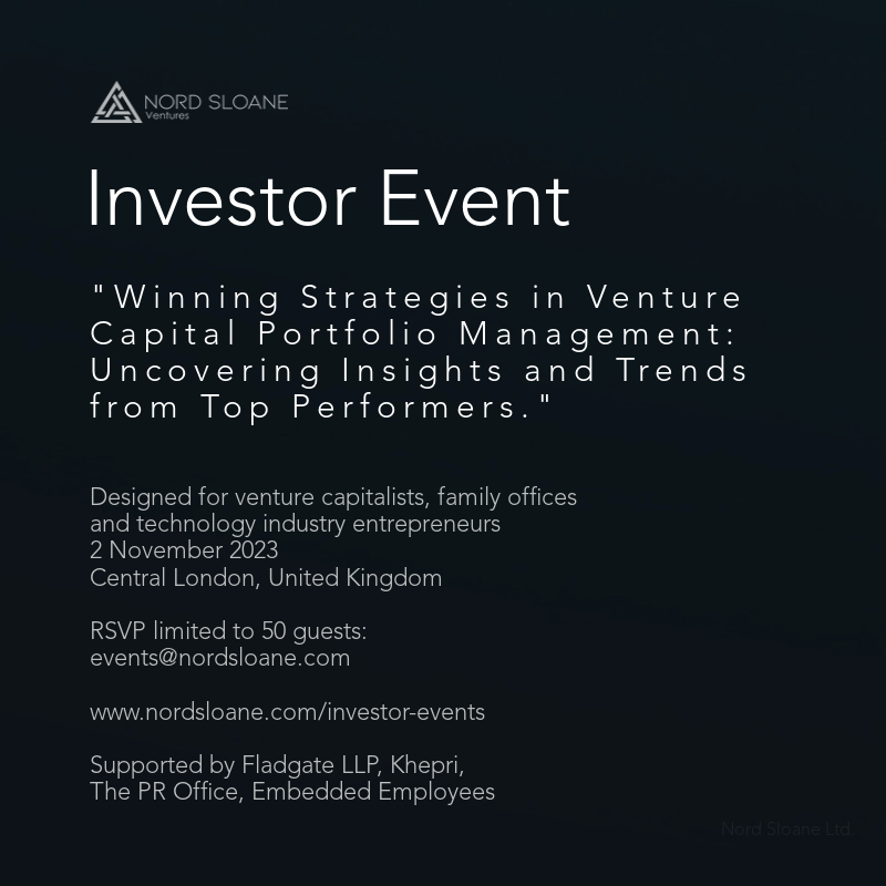 Winning strategies in venture capital portfolio management and emerging trends in portfolio management. 
nordsloane.com/event-details/…
#venturecapital #fundmanagement