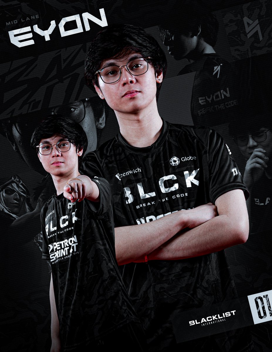 BLACKLISTINTL's tweet photo. From MDL to MPL, this fresh face is ready to razzle and dazzle.

Eyon is our Mid Laner for MPL S12.

#BackToOne | #MPLPH https://t.co/jReuqBdDTC